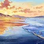 “Sunset, Luskentyre Beach”, by Ivor MacKay
