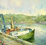 “SY 190, the Sharon Rose, After the Catch”, by Ivor MacKay